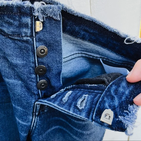 3x1 Raw Edge Shelter Slim Jeans in Tin Coo Medium Wash Women’s 26 - Picture 13 of 15